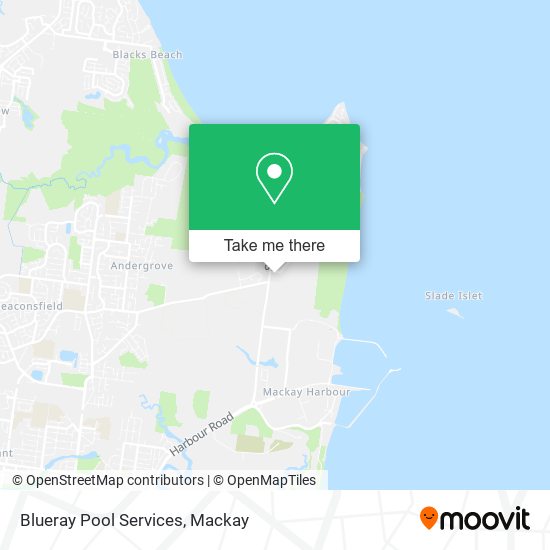 Blueray Pool Services map