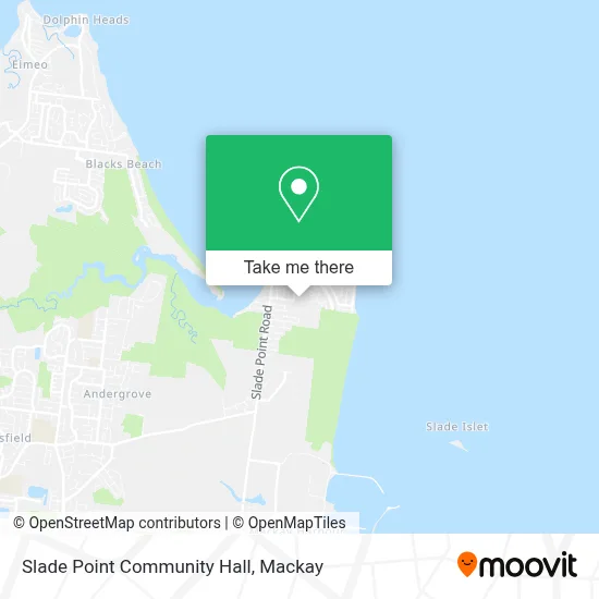 Mapa Slade Point Community Hall