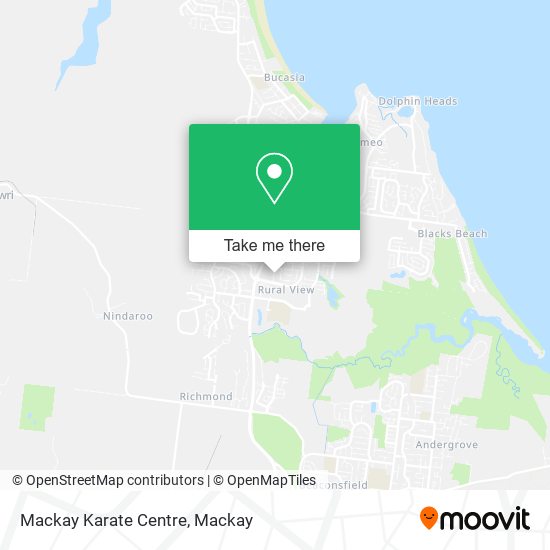 Mapa Mackay Karate Centre