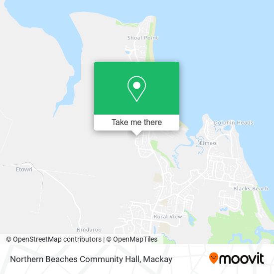 Northern Beaches Community Hall map