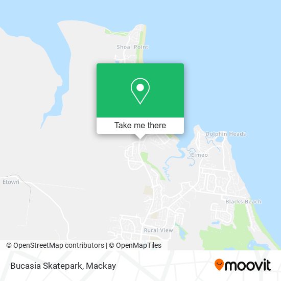 Bucasia Skatepark map