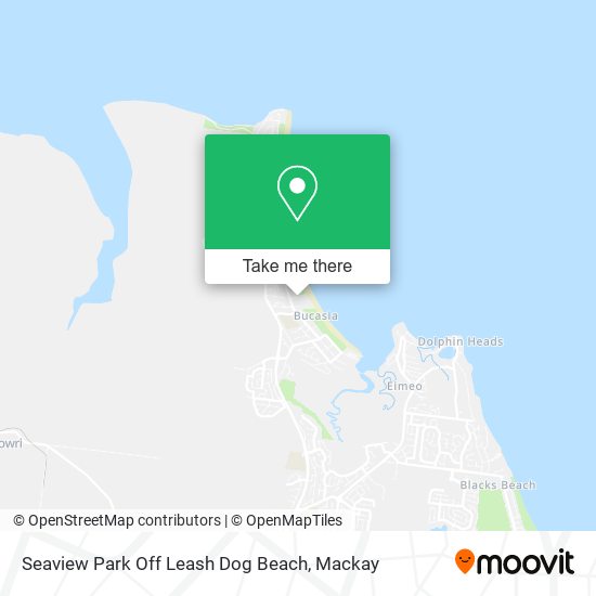 Seaview Park Off Leash Dog Beach map