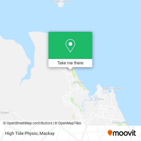 High Tide Physio map