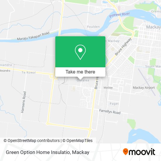 Green Option Home Insulatio map