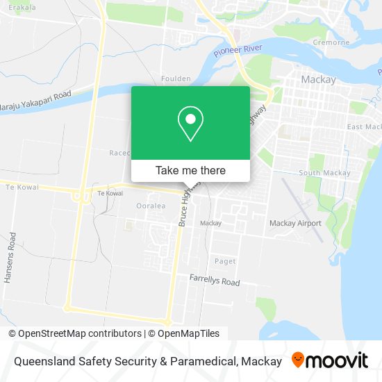 Mapa Queensland Safety Security & Paramedical