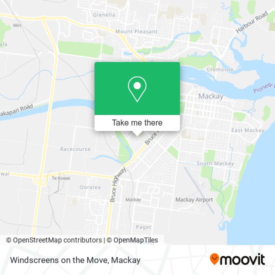 Windscreens on the Move map