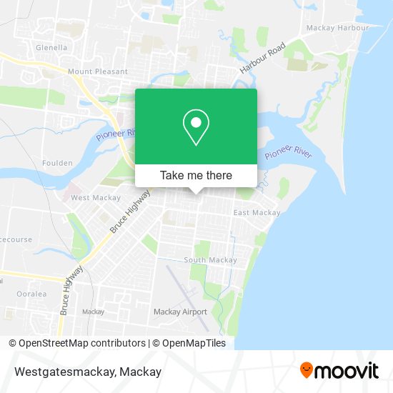 Westgatesmackay map