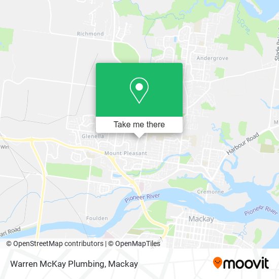 Mapa Warren McKay Plumbing