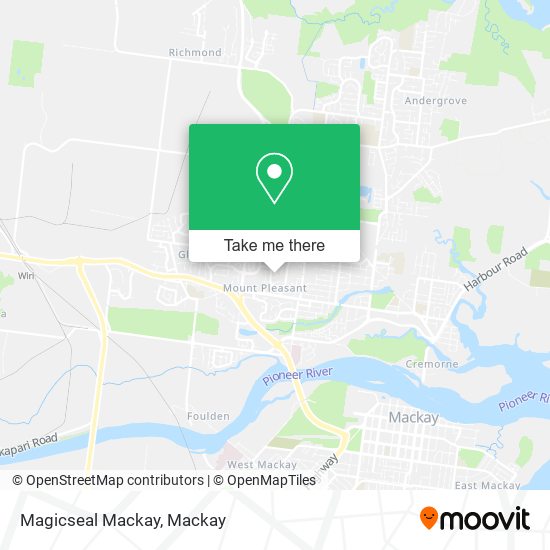 Magicseal Mackay map