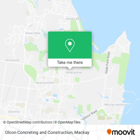 Olcon Concreting and Construction map