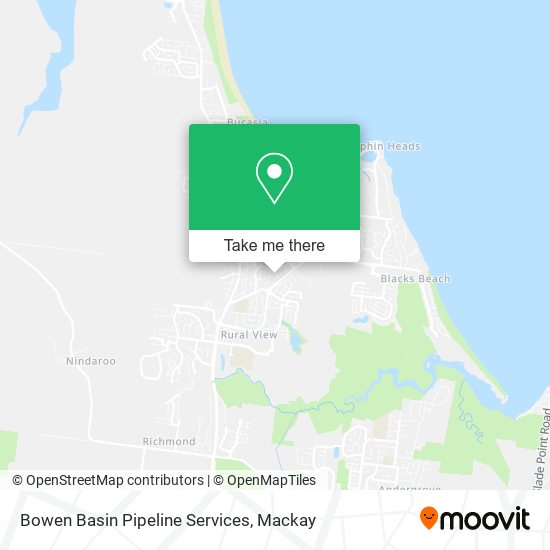 Bowen Basin Pipeline Services map