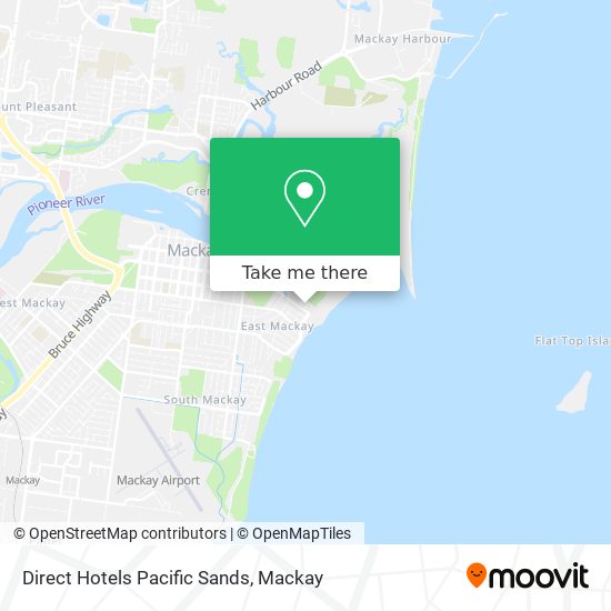 Direct Hotels Pacific Sands map