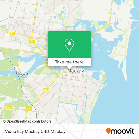 Video Ezy Mackay CBD map