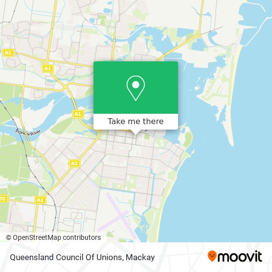 Queensland Council Of Unions map