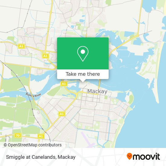 Smiggle at Canelands map