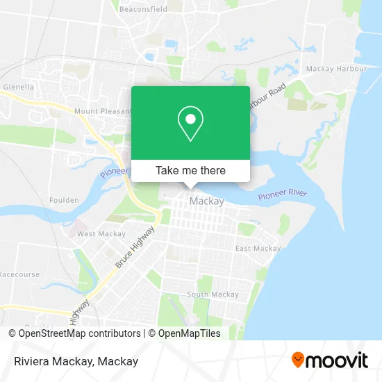 Mapa Riviera Mackay