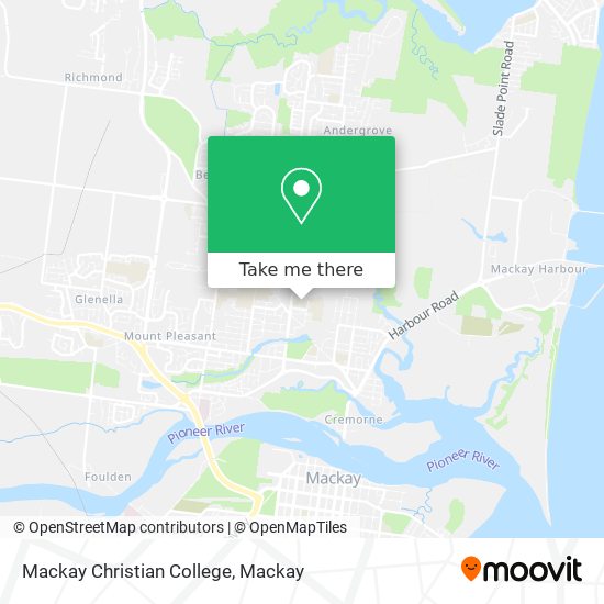 Mackay Christian College map