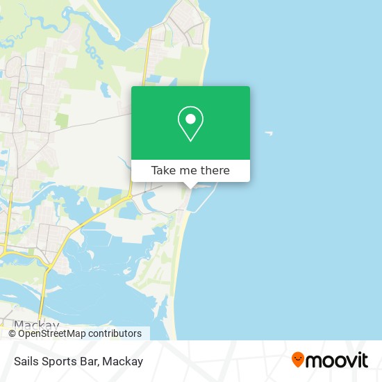 Sails Sports Bar map