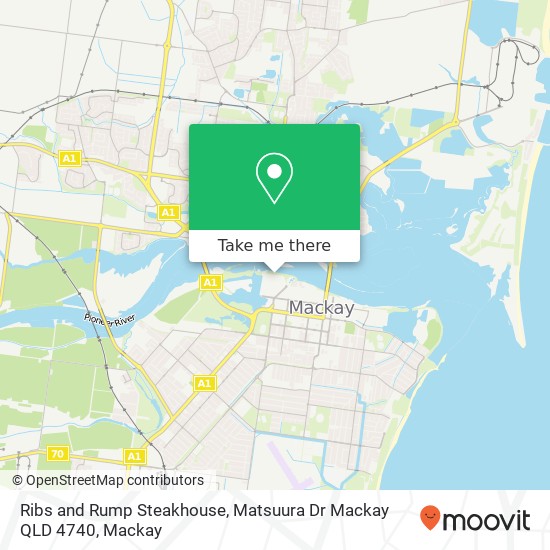 Ribs and Rump Steakhouse, Matsuura Dr Mackay QLD 4740 map