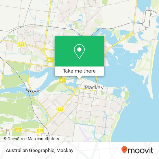 Mapa Australian Geographic