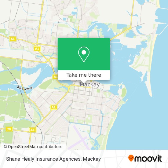 Mapa Shane Healy Insurance Agencies