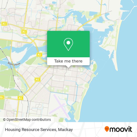 Housing Resource Services map