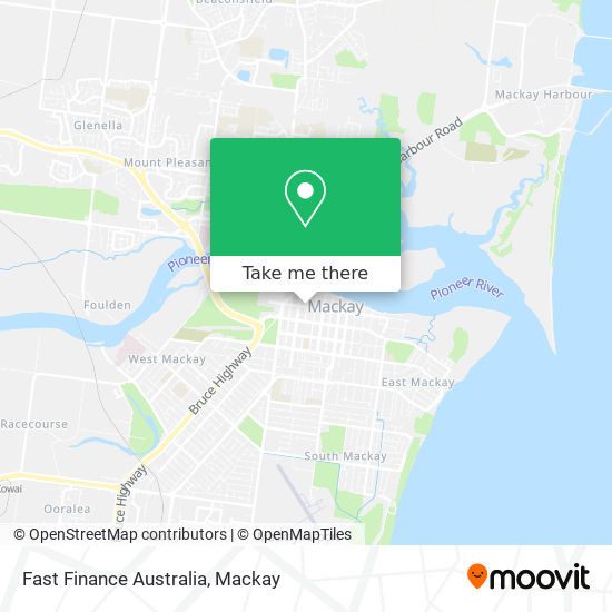 Mapa Fast Finance Australia