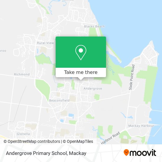 Mapa Andergrove Primary School