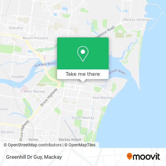 Greenhill Dr Guy map