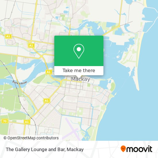 Mapa The Gallery Lounge and Bar