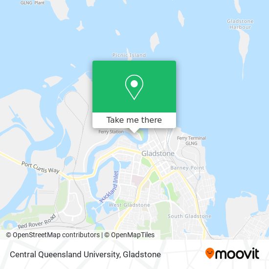 Central Queensland University map