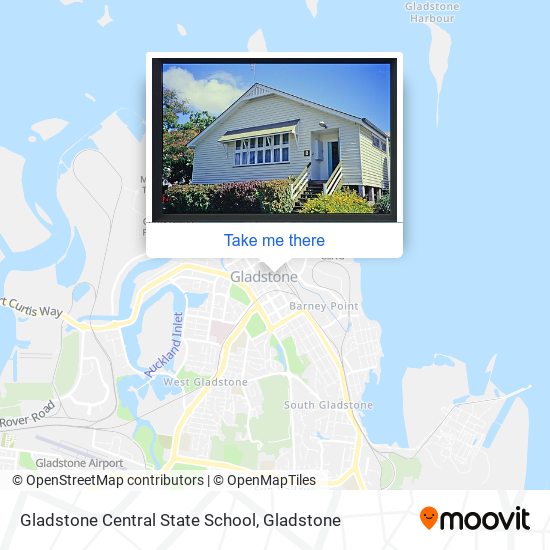 Gladstone Central State School map