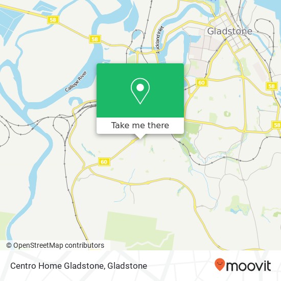 Centro Home Gladstone map