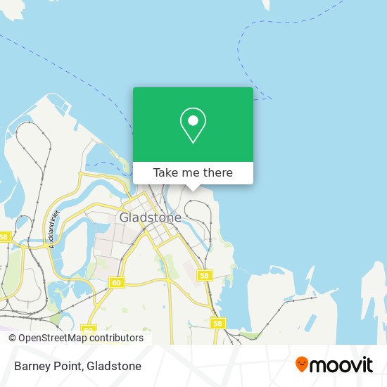 Barney Point map