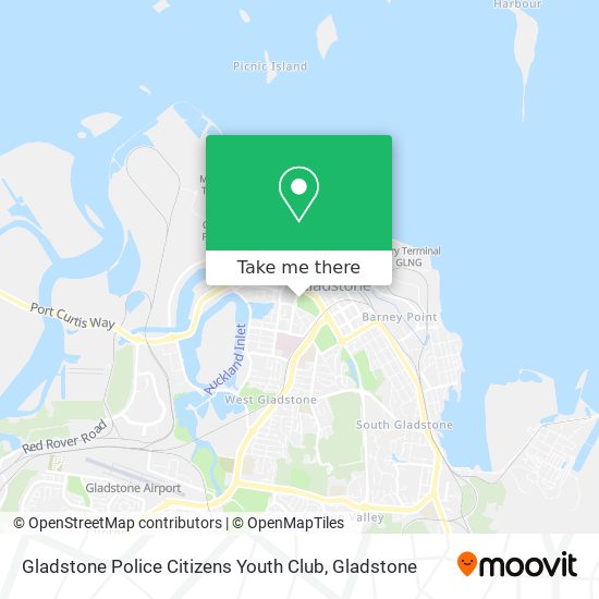 Gladstone Police Citizens Youth Club map