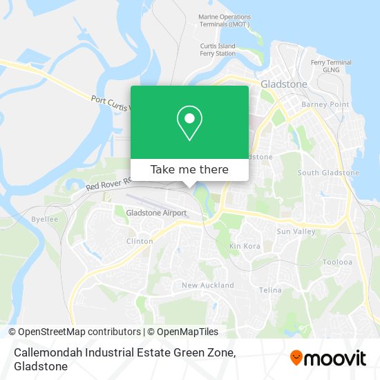 Callemondah Industrial Estate Green Zone map