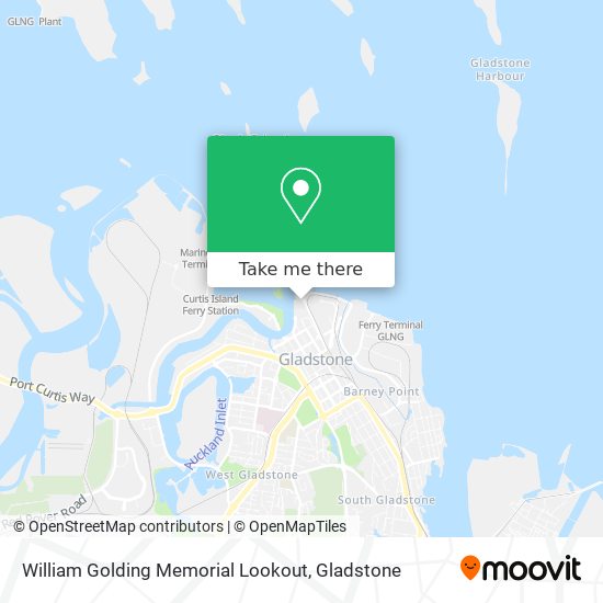 William Golding Memorial Lookout map