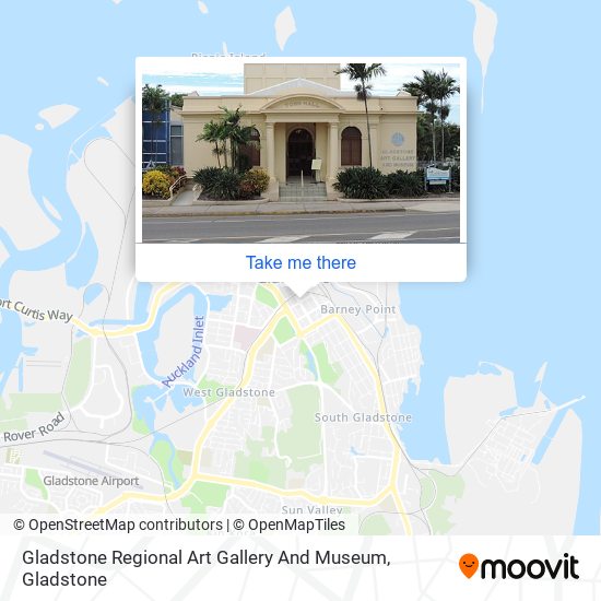 Gladstone Regional Art Gallery And Museum map