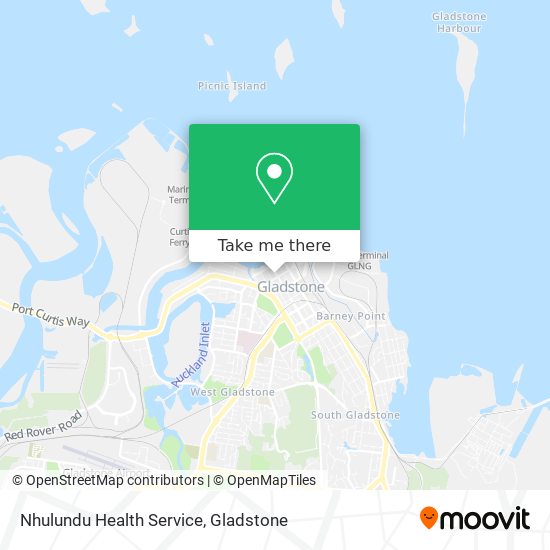 Nhulundu Health Service map