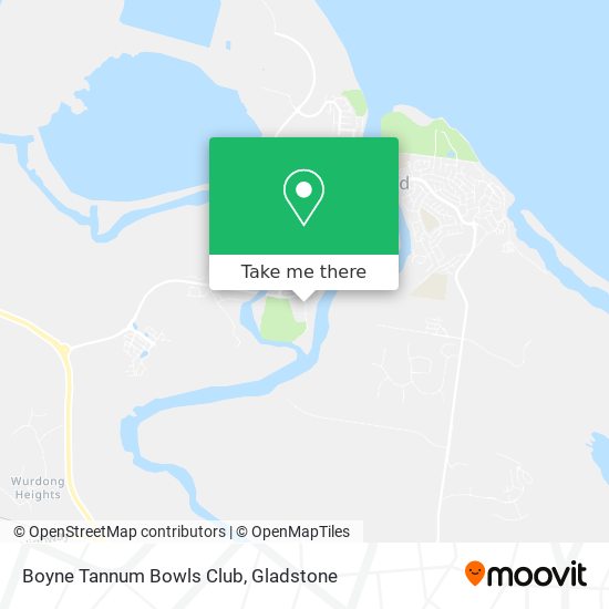 Boyne Tannum Bowls Club map