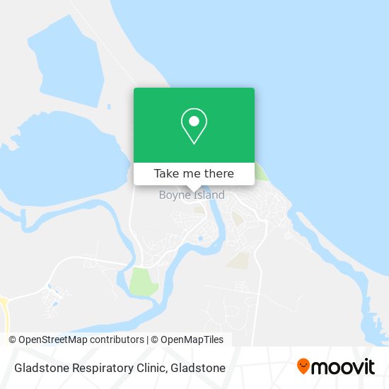 Gladstone Respiratory Clinic map
