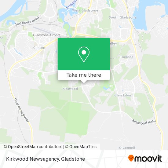 Kirkwood Newsagency map