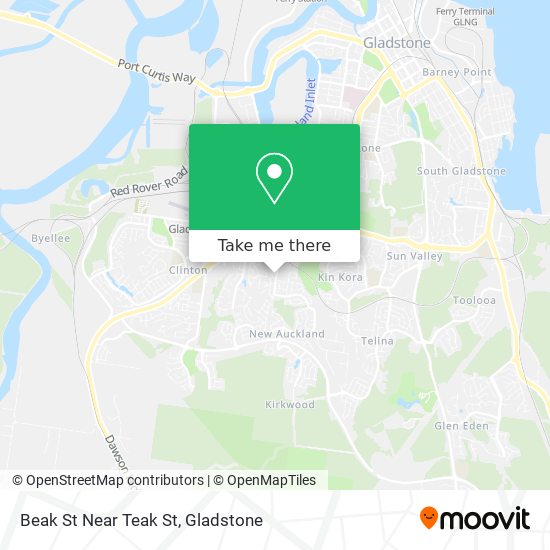 Beak St Near Teak St map