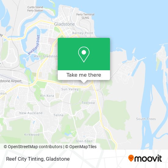 Reef City Tinting map