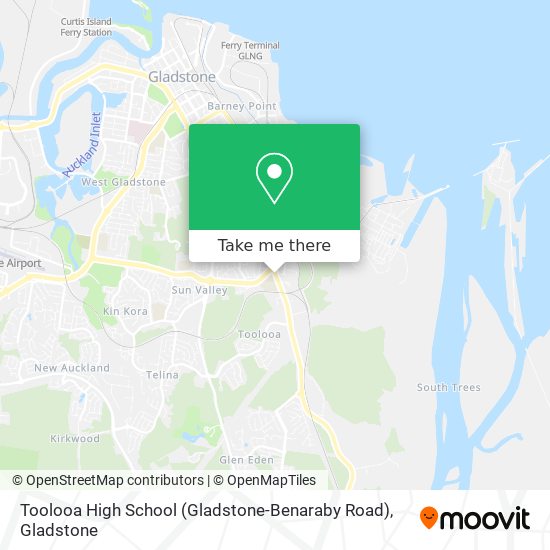 Toolooa High School (Gladstone-Benaraby Road) map