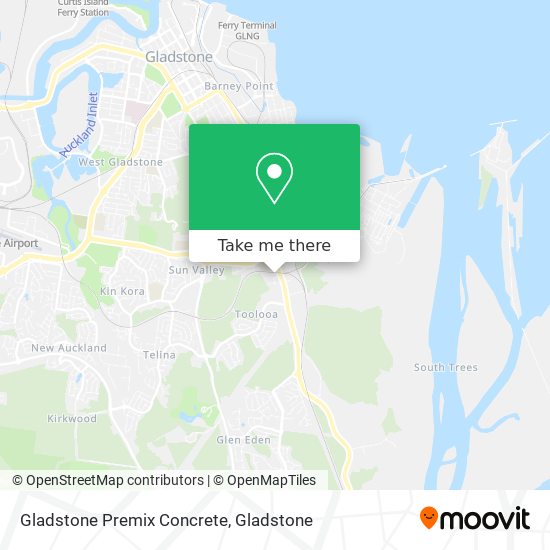 Gladstone Premix Concrete map