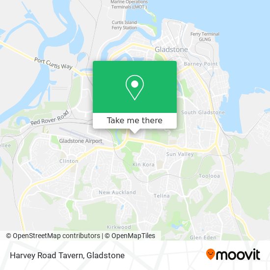 Harvey Road Tavern map
