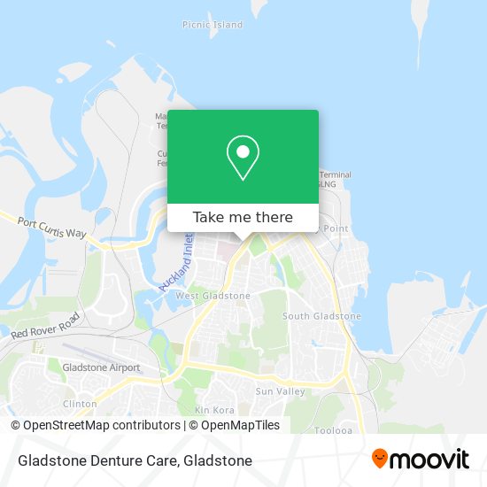 Gladstone Denture Care map