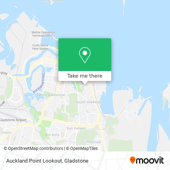 Auckland Point Lookout map