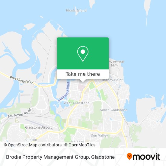 Mapa Brodie Property Management Group